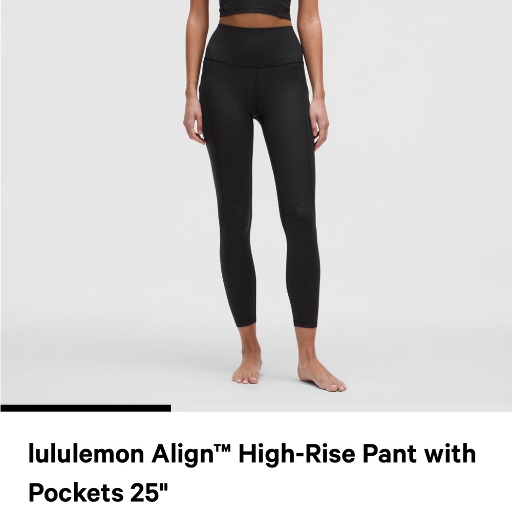 Lululemon align pant with pockets